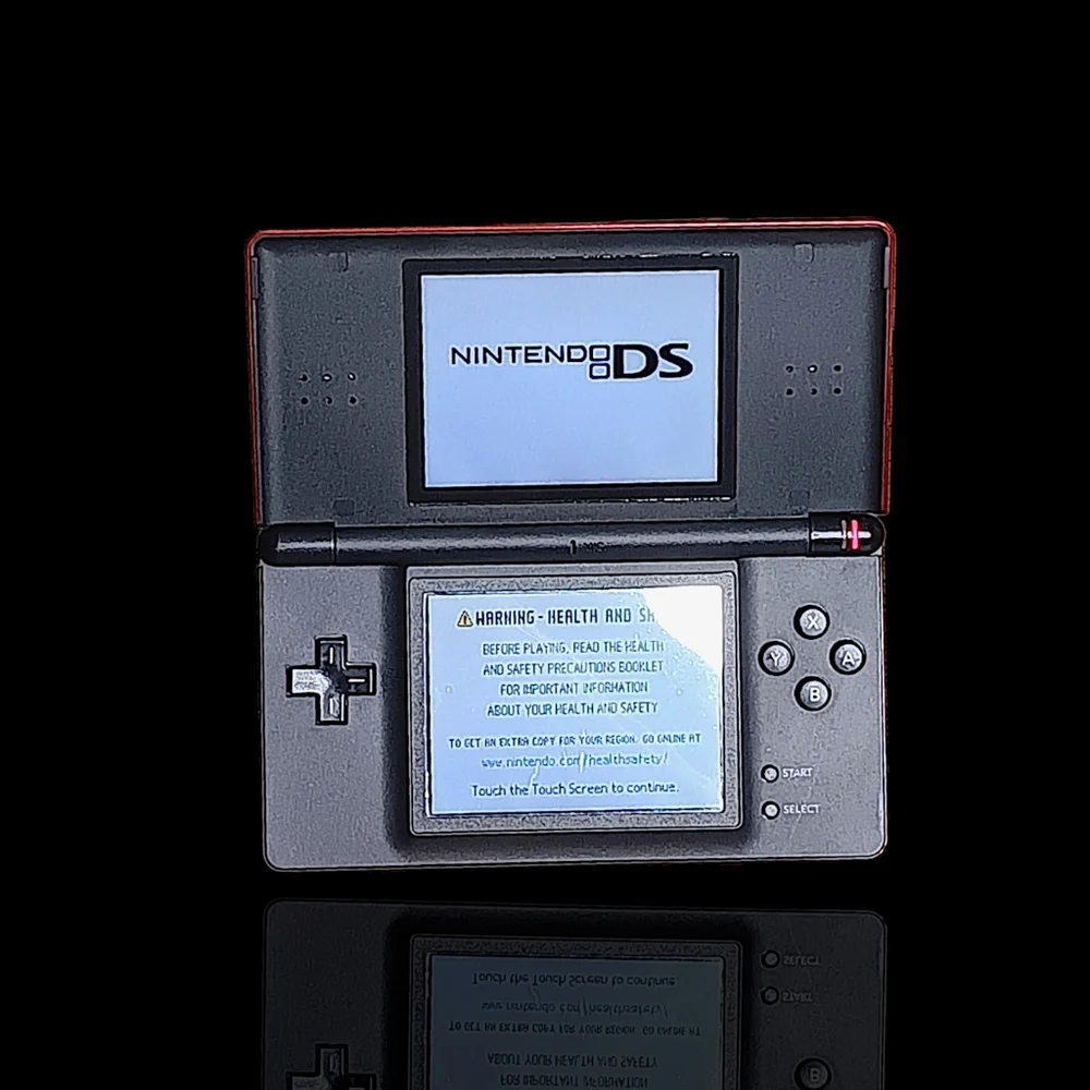 Nintendo Ds Lite Crimson & Black Tested Works !Please Read!